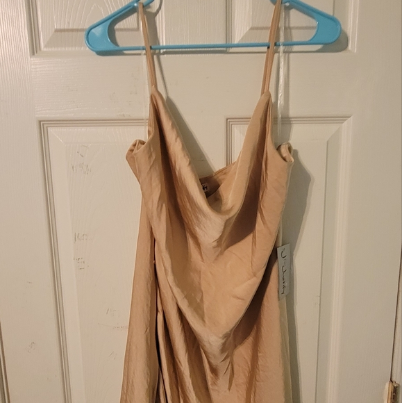 Gold Slip Dress - Picture 3 of 3